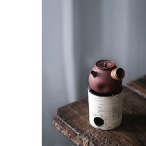 Hon Lyu Handmade Purple Sand Clay Jade Book Simmering tea Boiling Tea Boiling Kettle Sets Alcohol Tea Stove Wind Stove Charcoal Stove Cooking Teapot