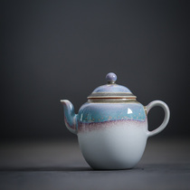 Honglu Natural Kiln Change Teapot teapot Jingdezhen Ceramic bubble teapot teapot pottery pot home tea maker Gongfu tea furniture