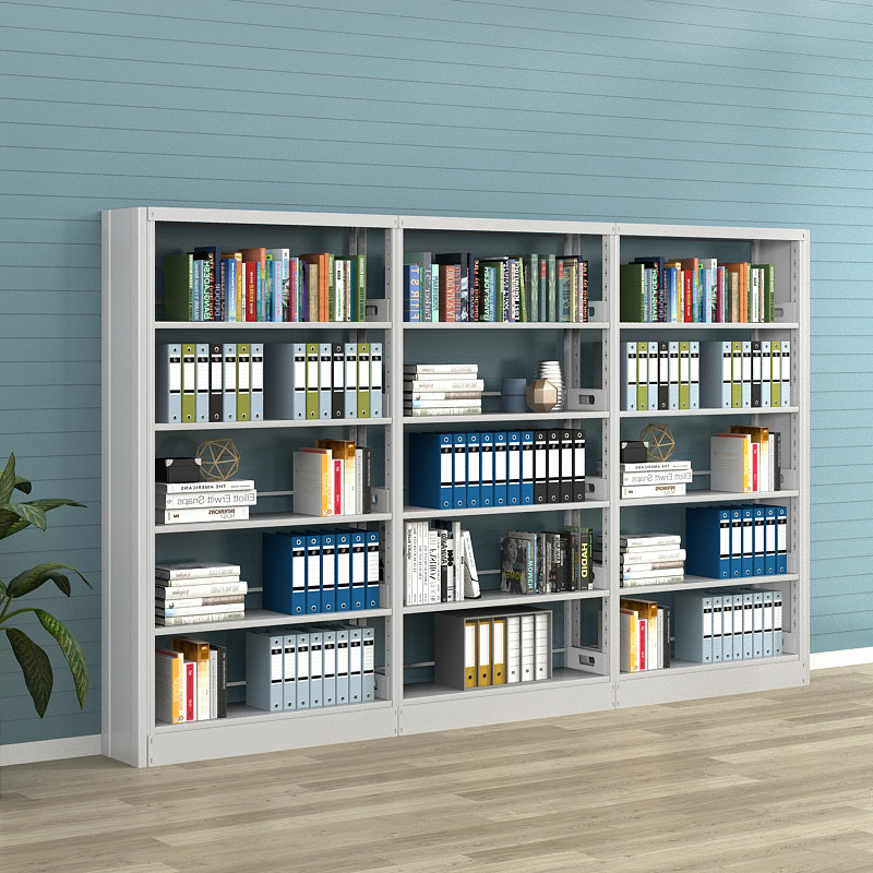 Plager Steel Bookshelf Bookstore Library Bookshelf Reading Room Information Rack Book Library School Iron Bookshelf