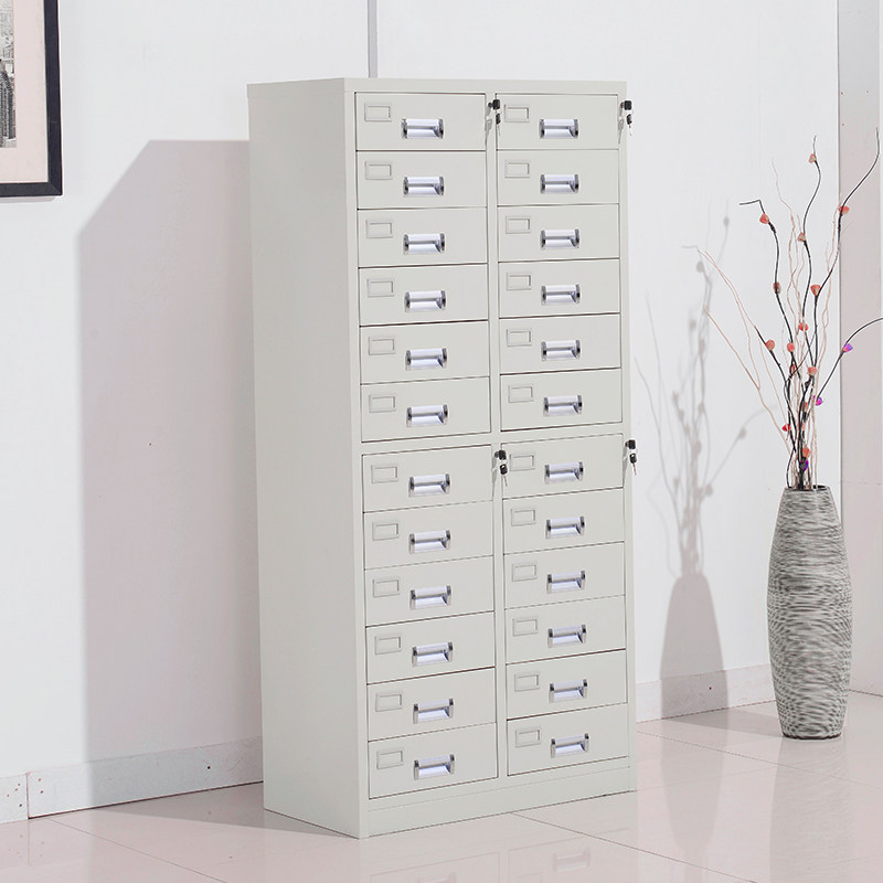 Pragger 24 suction cabinet A4 File deposit cabinet Multi-drawer with lock office cabinet Sheet Iron Cabinet Information File Cabinet