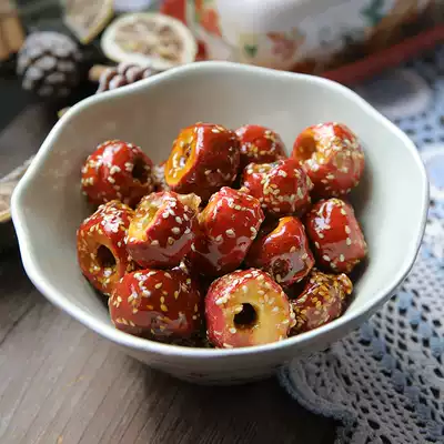 Girl 80kg snacks After eating one, I still want to eat sugar-dried hawthorn, childhood freeze-dried hawthorn independent packaging