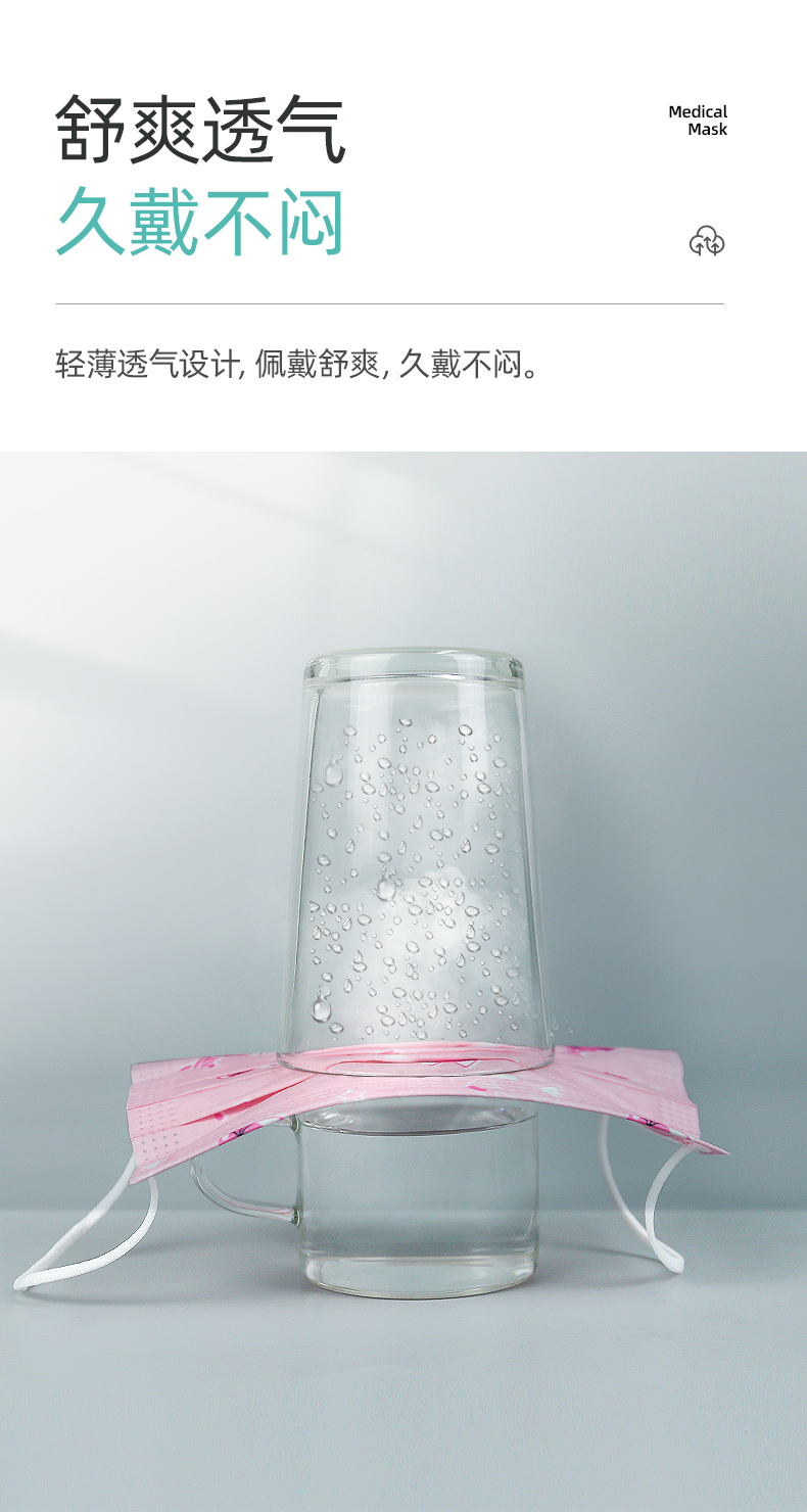 维德医疗 灭菌一次性医用级儿童口罩 100只 图10