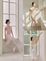 Spot Korean sissone velvet ballet body suit training suit