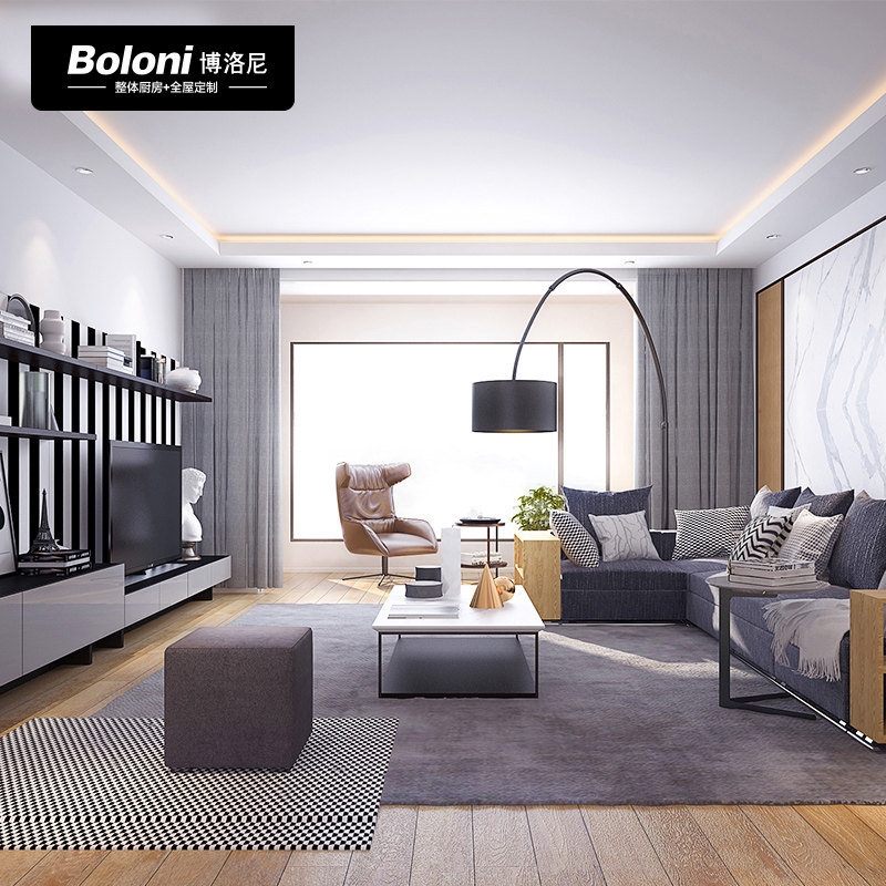 Boloni Overall Wardrobe Whole Cabinet Bookcase Custom Composition Big Wardrobe Cloakroom Prepaid Gold Milan Architects
