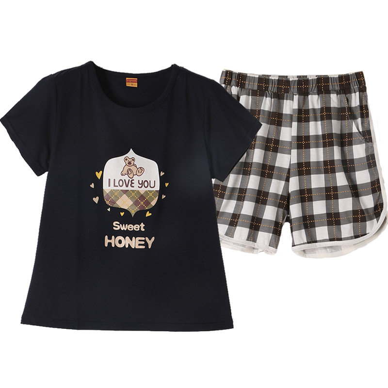 Pyjama mixte en Coton à manche courte - Ref 2988372 Image 5