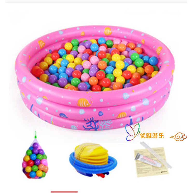 Large number thickened children inflatable marine ball pool Popolare balls Baby Home Play Water Bathing Pool Fishing Toys