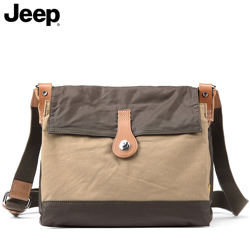 JEEP/吉普男包单肩包 牛津纺欧美时尚休闲个性简约户外经典斜挎包