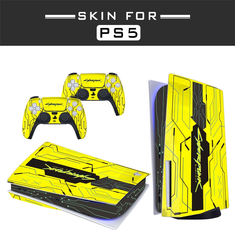 Enoch PS5 Optical Drive Edition Sticker PS5 MainFrame Body Sticker PS5 Handle Sticker PS5 Optical Drive Edition Cartoon Film All Inclusive Protection Sticker