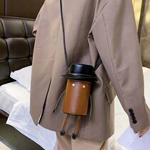 Walk Mobile Phone Pouch This Year Popular Fried Street Foreign Air Cute Lady 100 Hitch Skewed Cross-Pack Single Shoulder Bag