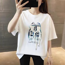 Pure Cotton Gestational Woman Dress 2022 New Loose Half Sleeve Blouse 100 Lap Compassionate Summer Loose Pregnant Woman Short Sleeve T-Shirt