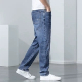 Демисезонные джинсы, повседневные брюки, осенние, 2023 года, свободный прямой крой