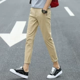 Эластичные летние трендовые штаны для отдыха, осенние, в корейском стиле