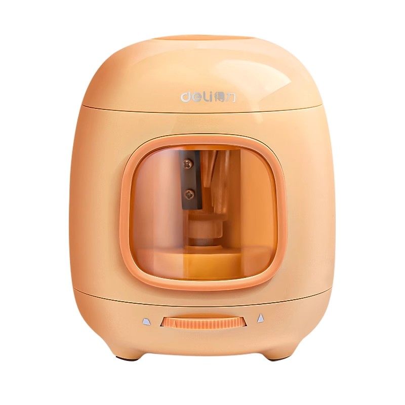 Deli Kapibara Automatic Pencil Sharpener, Electric Pencil Sharpener, Special for Primary School Students, Kindergarten Children, Cartoon Design, Labor-Saving, Durable, Multifunctional Pencil Sharpener