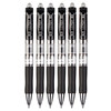 120 Retractable Gel Pens for Students, Exam Use, 0.5mm Retractable Black Carbon Ink Pens, Water-Based Pens, Signature Pens, High-End Business Pens for Men, Red Pens, Teacher-Specific Ballpoint Pens, Bullet Tip Press-Type
