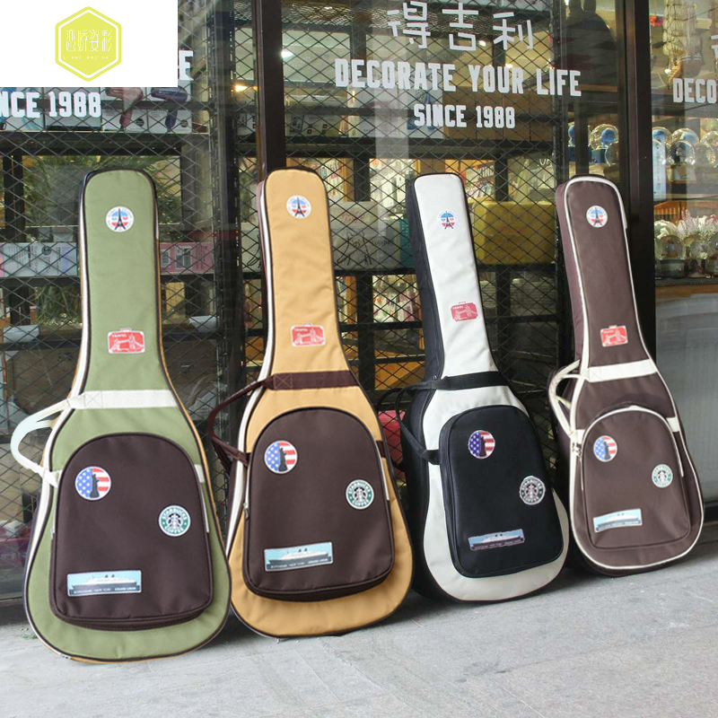 Betta Guitar Bag 41 inch 40 Shoulder Bag Ballad Bag Classical 8 Thickened Violin Sleeve Personality male and female universal double shoulder box