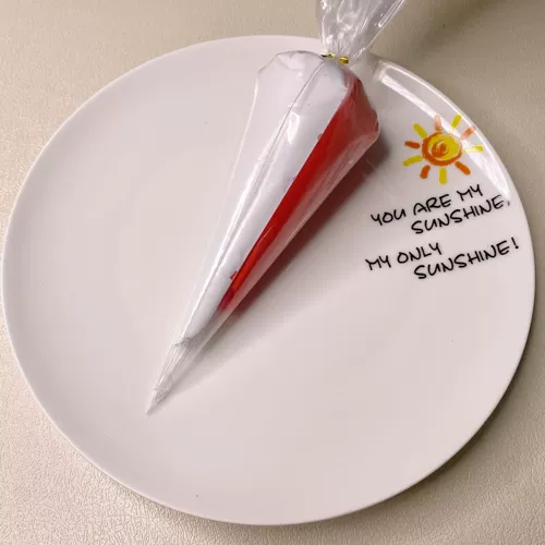 Двухцветный кремовый чехол для телефона, заколка для волос, упаковка, градиент, 100G