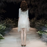 Вечернее платье, короткая элитная юбка, французский стиль