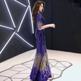 Элитное вечернее платье, сексуальная юбка, яркий броский стиль, крой «рыбий хвост»