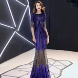 Элитное вечернее платье, сексуальная юбка, яркий броский стиль, крой «рыбий хвост»