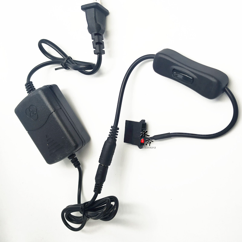 220v turn 12v power supply computer water cooling water pump test water fan notebook external cold row power supply sata big 4p