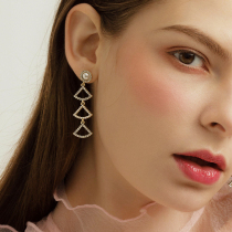 Pearl earrings advanced sense retro earrings female temperament atmospheric tassel long earrings earrings 2021 New Tide