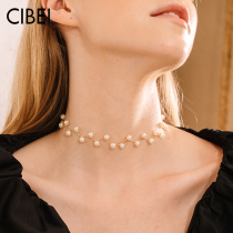 Gypsophila pearl necklace chocker choker female summer neck collar collar neck chain niche design sense Advanced