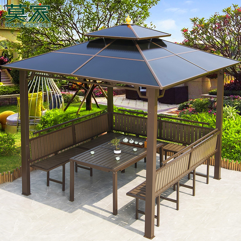 Mojia Outdoor Gazebo, Small Wooden House, Rural Courtyard, Rain Shelter, Villa, Courtyard, Chinese-Style Yard Pavilion, Outdoor Sunshade Mojia Outdoor Gazebo, Small Wooden House, Rural Courtyard, Rain Shelter, Villa, Courtyard, Chinese-Style Yard Pavilion, Outdoor Sunshade