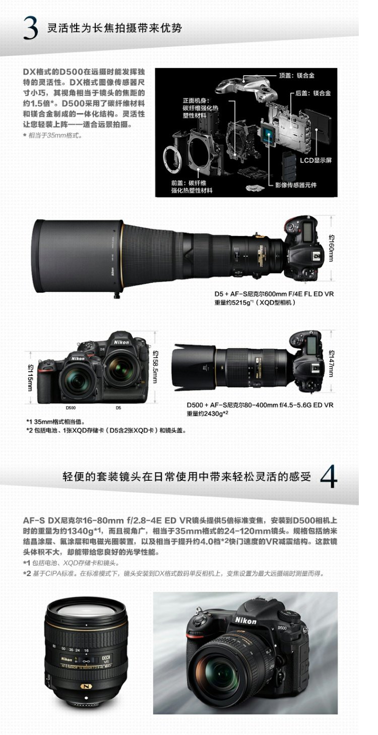 Thân máy ảnh DSLR chuyên nghiệp của Nikon / Nikon D500 Không có ống kính Authentic National Bank - SLR kỹ thuật số chuyên nghiệp máy ảnh canon giá rẻ