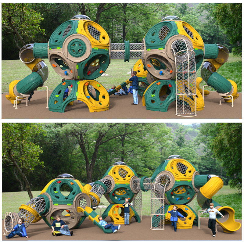 Kindergarten Large Outdoor Climbing Frame Combined Slide Ladders Children Pleasure Equipment Community Rock Climbing Outdoor Plastic Toys