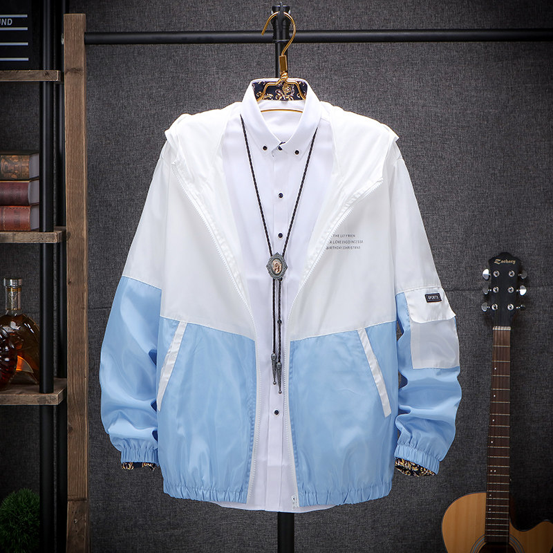 Men's jacket spring and autumn 2022 new trend Korean version all-match jacket men's casual handsome ins tide brand coat