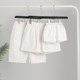 Parent-child shorts, summer clothes, 2024 new family clothes, family of three, four, mother and child, mother and daughter clothes, white pants trendy