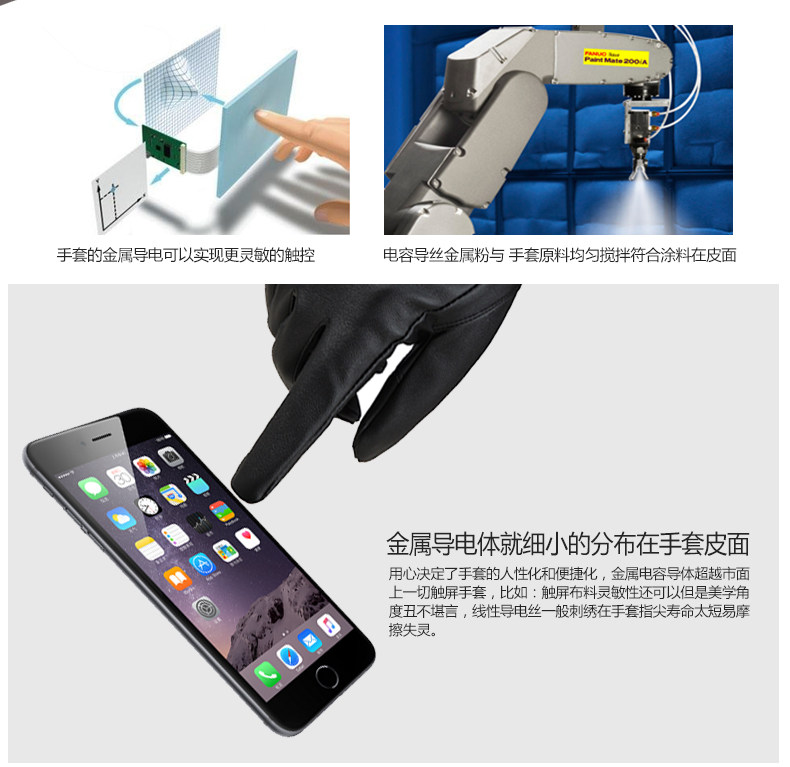 Gants pour femme en Cachemire - Ref 3156122 Image 10