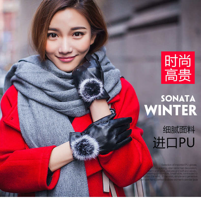 Gants pour femme en Cachemire - Ref 3156122 Image 6