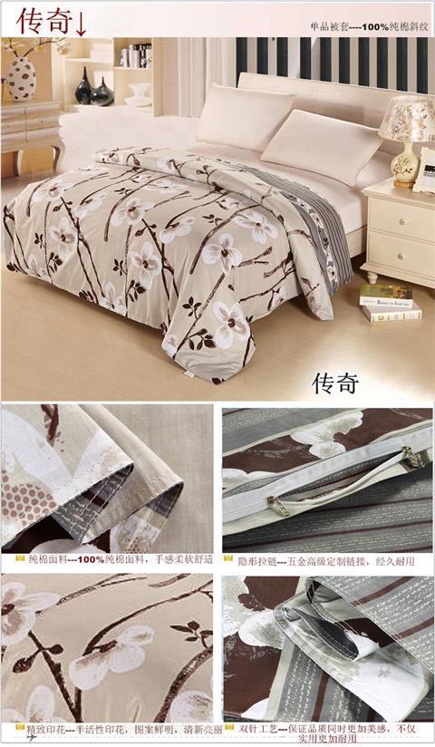 Surface (vi khiếm khuyết) sản xuất châu Âu xử lý giải phóng mặt bằng bông jacquard đôi chăn đơn mảnh vỏ là một vận chuyển - Quilt Covers vỏ chăn everon
