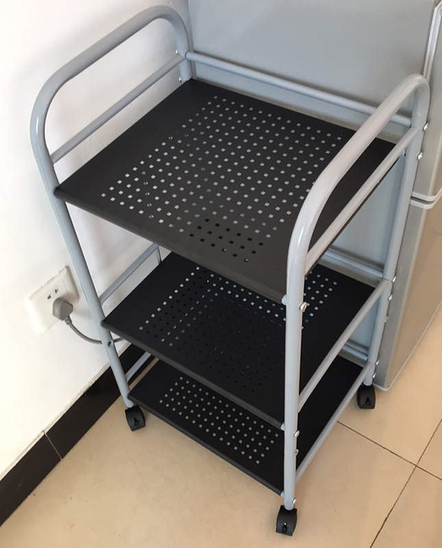 Kitchen rack floor multi-layer stainless shelf household multi-functional 4-layer five-layer three-layer restaurant 2-3