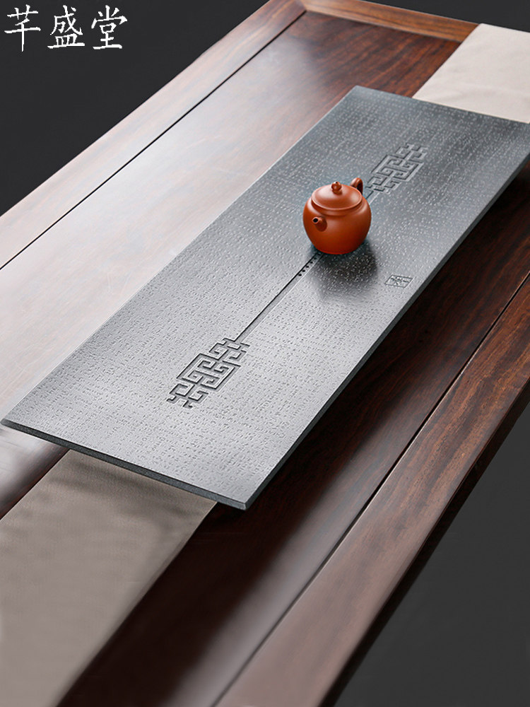 Ugin Stone Tea Tray Natural Stone Whole simple tea sea tea set Home Large Number of drainage stones Dry Bubble Small tea table