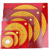 Compass Feng Shui plate high precision professional ternary three-in-one comprehensive compass rhinometer pure copper practical carrying