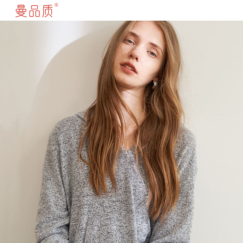 Man quality Lianhood Head style Lean Casual Suit Pyjamas Woman Spring Autumn can be worn outside the home clothes