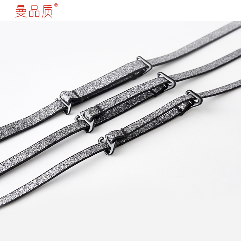 Underwear shoulder straps glitter thin shoulder straps foreign imported material non-slip non-marking sexy bra belt children born a pair of outfits