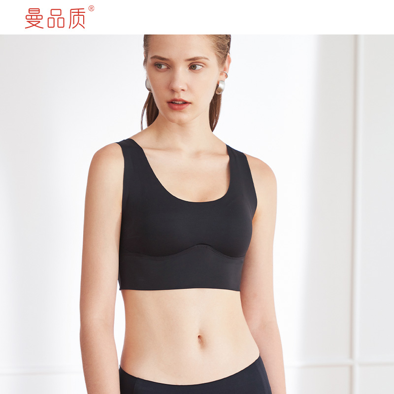Man quality sports underwear women's bursting breasts small shock-proof running gather stereotyped bras close breasts vest seamless underwear