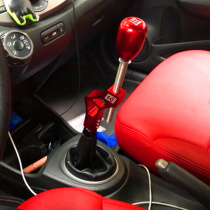 Car hand movement blocked metal grate bar extension lever automatic catch racing gear lever lengthened wave stick head row blocking head