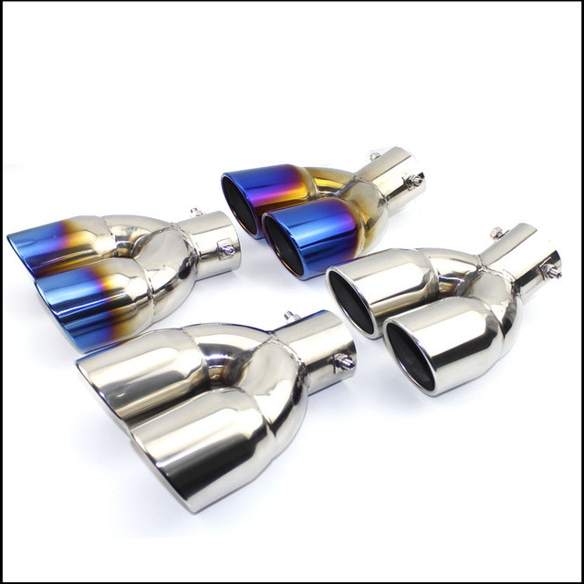 7 6CM Straight-style large-diameter car tailpipe stainless steel tailpipe retrofit special tailpipe