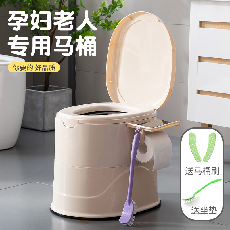 Vehicular toilet portable deodorant adult ladies caravan with old man's bedroom convenient for toilet maternal