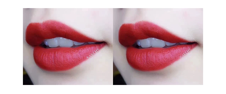 Han Fei Shi Sai Ji Hua Yang Heng Cai Son môi Dưỡng ẩm lâu dài Không dễ dàng để mất màu Matte Bean Paste Retro Lipstick - Son môi