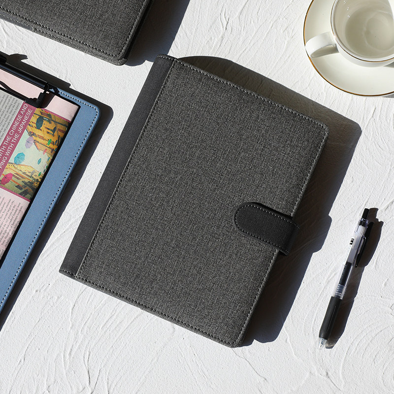 Notebook Notebook art refined high-end living page clip with ring disassembly notepad removable loose-leaf notebook subtext art delicately retro blank without lattice loose-leaf can be unpacked for business upscale