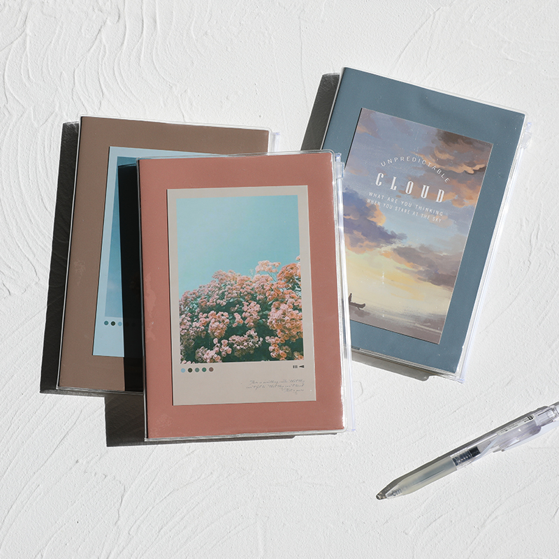 Notebook Sub brief Joins Wind Day note Ben Girl Delicate Art Thickening Pure color Advanced Retro Small Number of portable notes Han version Daily series Rubber Sleeves this small number portable b6diy Benko