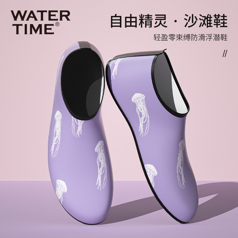 WaterTime沙滩鞋袜男女涉水溯溪游泳鞋防滑防割保暖赤足潜水鞋
