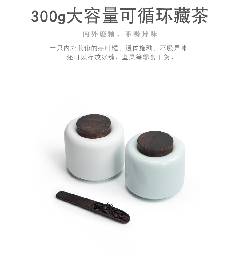 The light of Mr Nan shan four seasons tea pot seal pot ceramic tea POTS small household moistureproof tea warehouse
