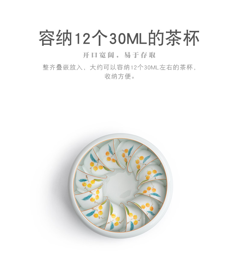 Mr Nan shan heart tea wash cup for wash large amount of water jar writing brush washer bowl dross barrels of white porcelain kung fu tea accessories