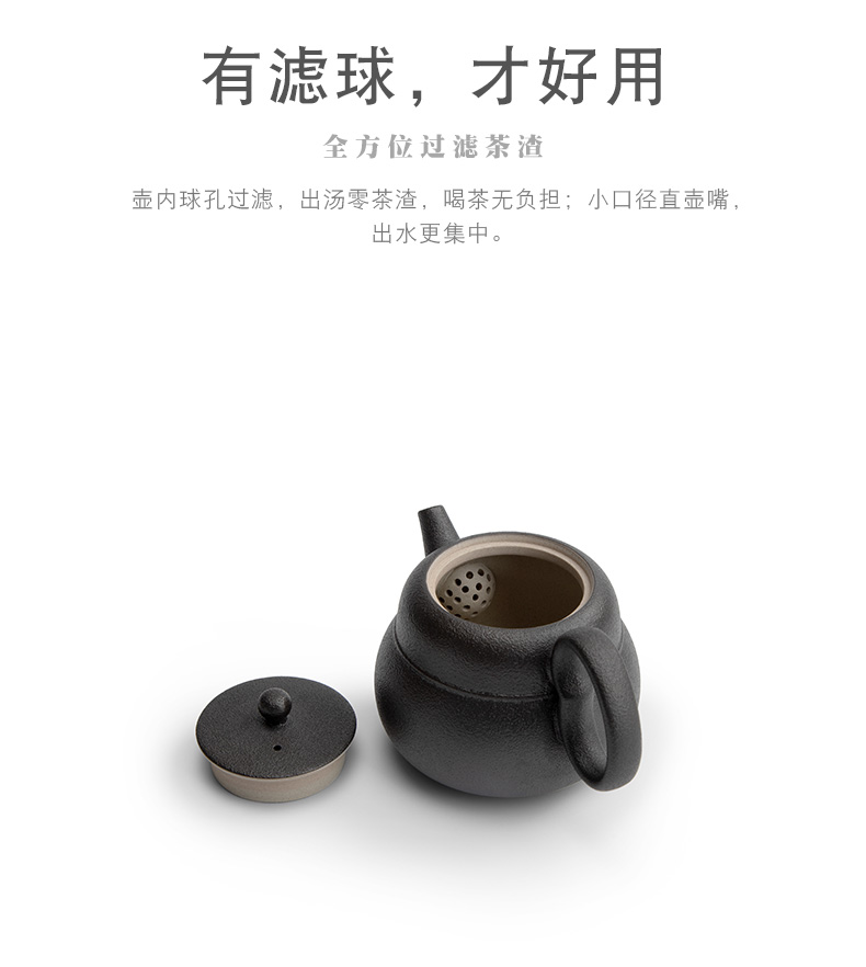 Mr Nan shan gourd ceramic teapot kung fu teapot large capacity filter single pot contracted home brew a pot